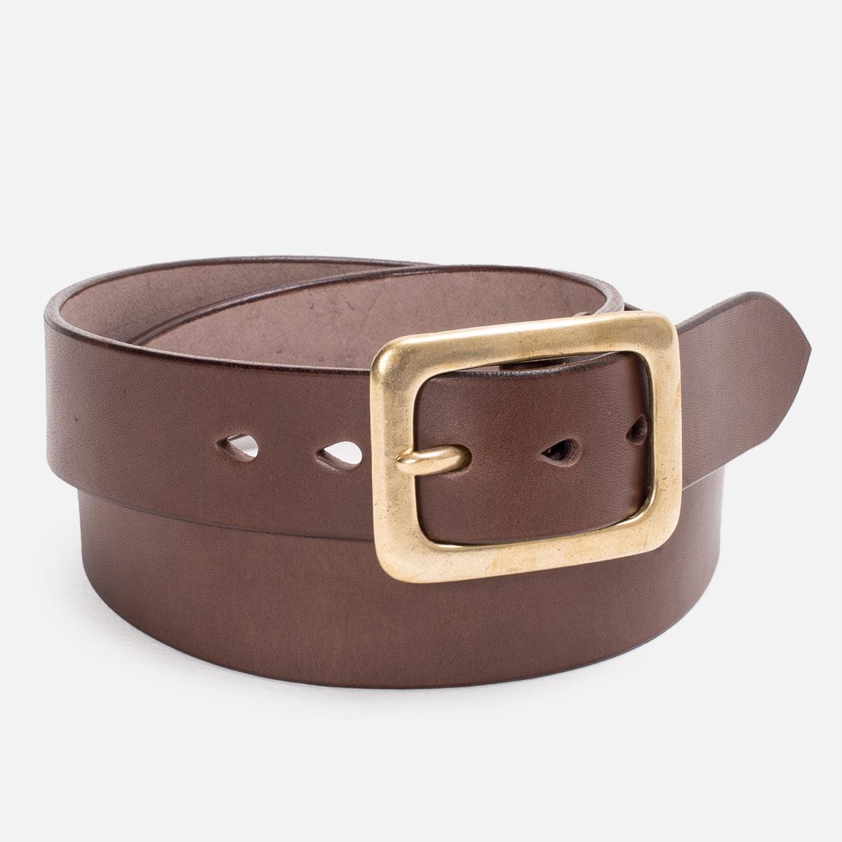 IHB-11-BRN - Heavy Duty "Tochigi" Leather Belt - Brown
