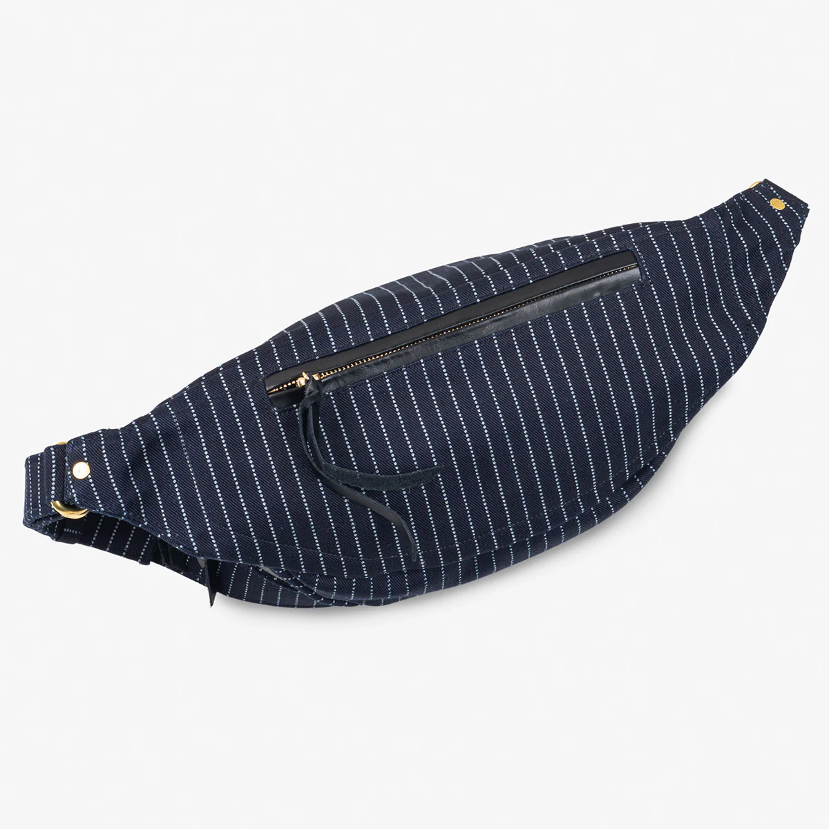 IHE-37-INDW - 12oz Wabash Waist Bag - Indigo - Image 5