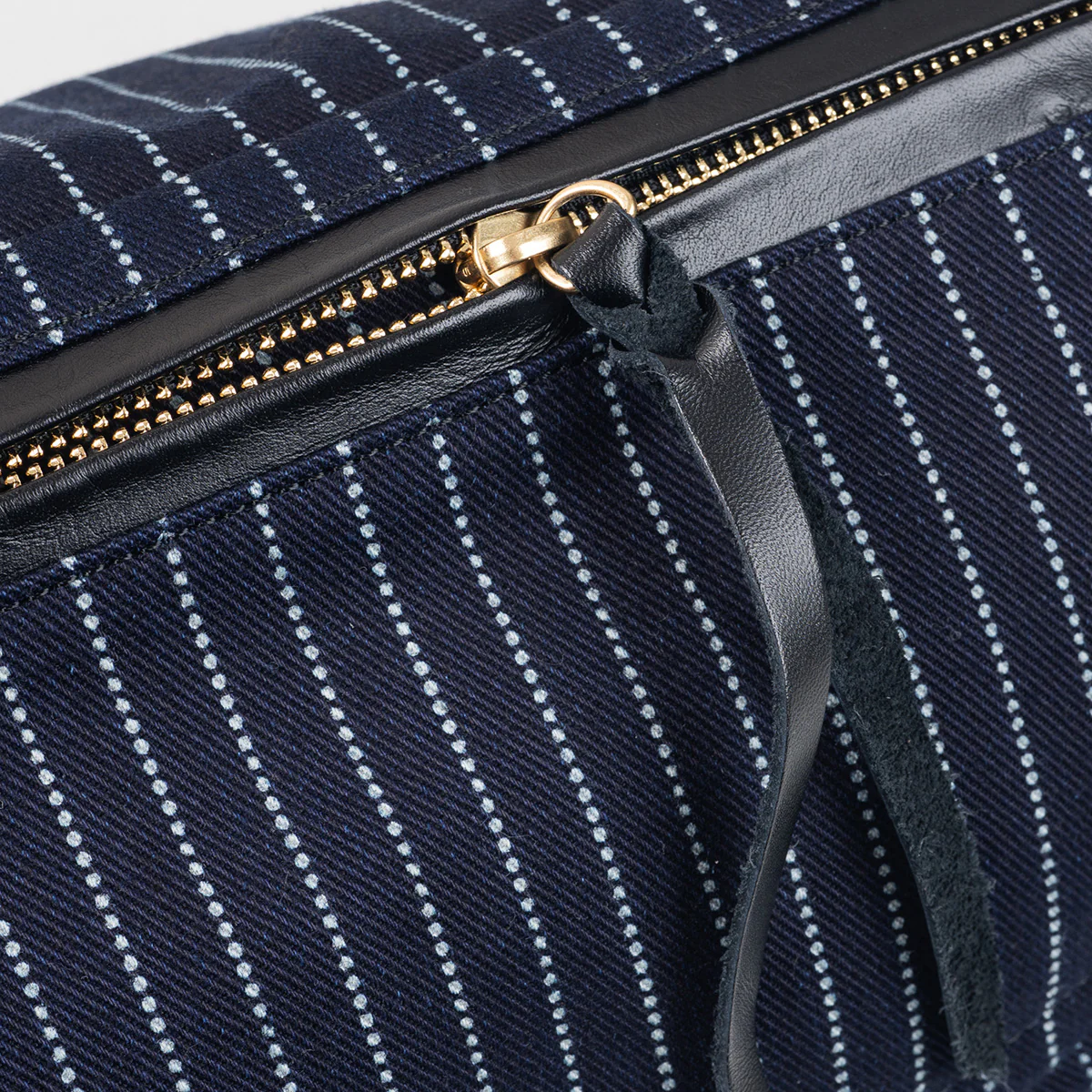 IHE-37-INDW - 12oz Wabash Waist Bag - Indigo - Image 6