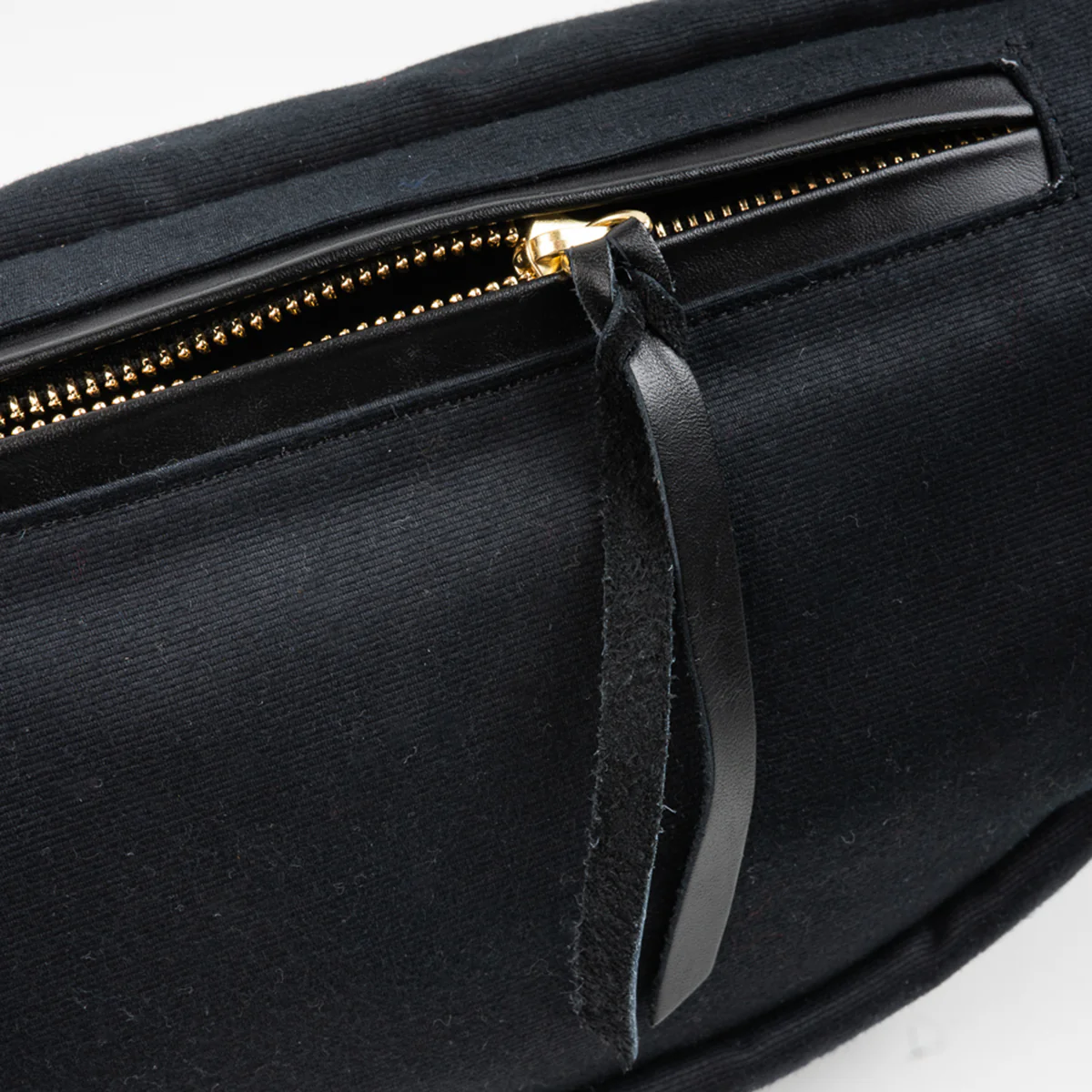 IHE-53-BLK - Whipcord Waist Bag - Black - Image 4