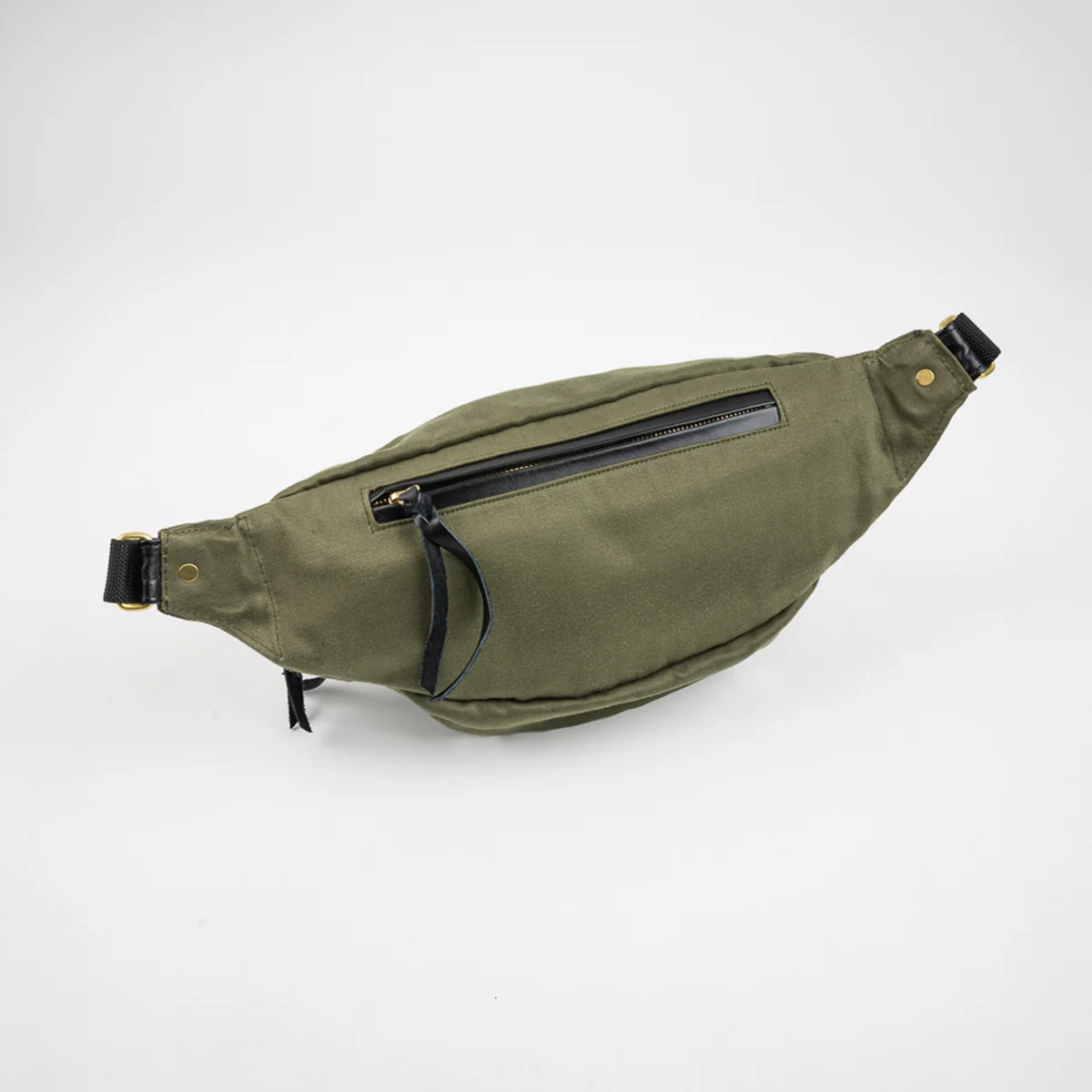 IHE-53-ODG - Whipcord Waist Bag - Olive Drab Green - Image 3