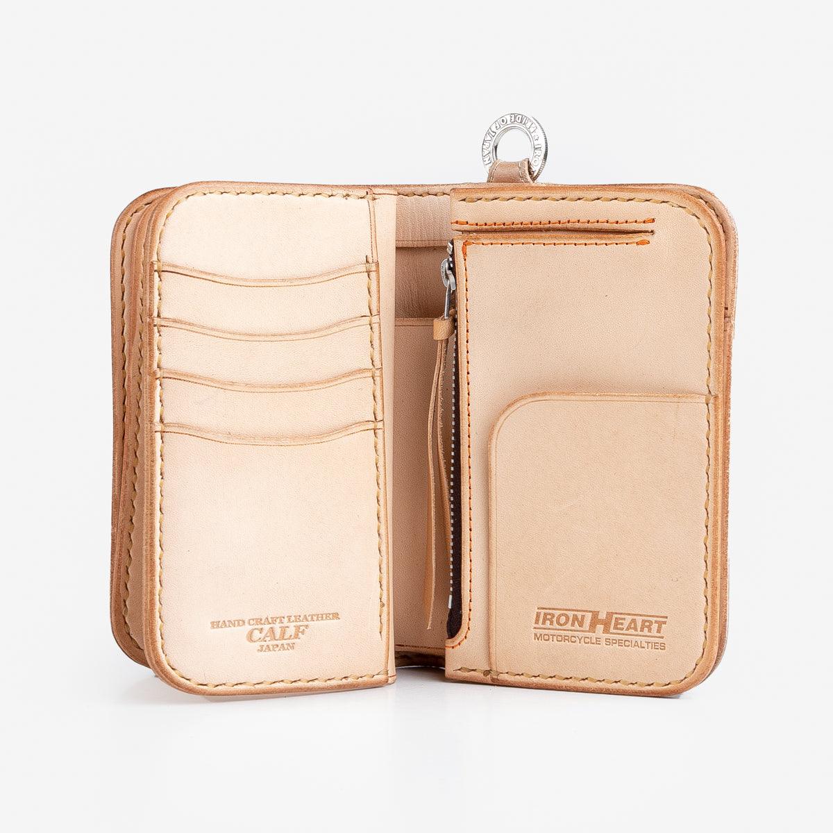 IHG-02-NAT - Medium Shell Cordovan Wallet - Natural - Image 2