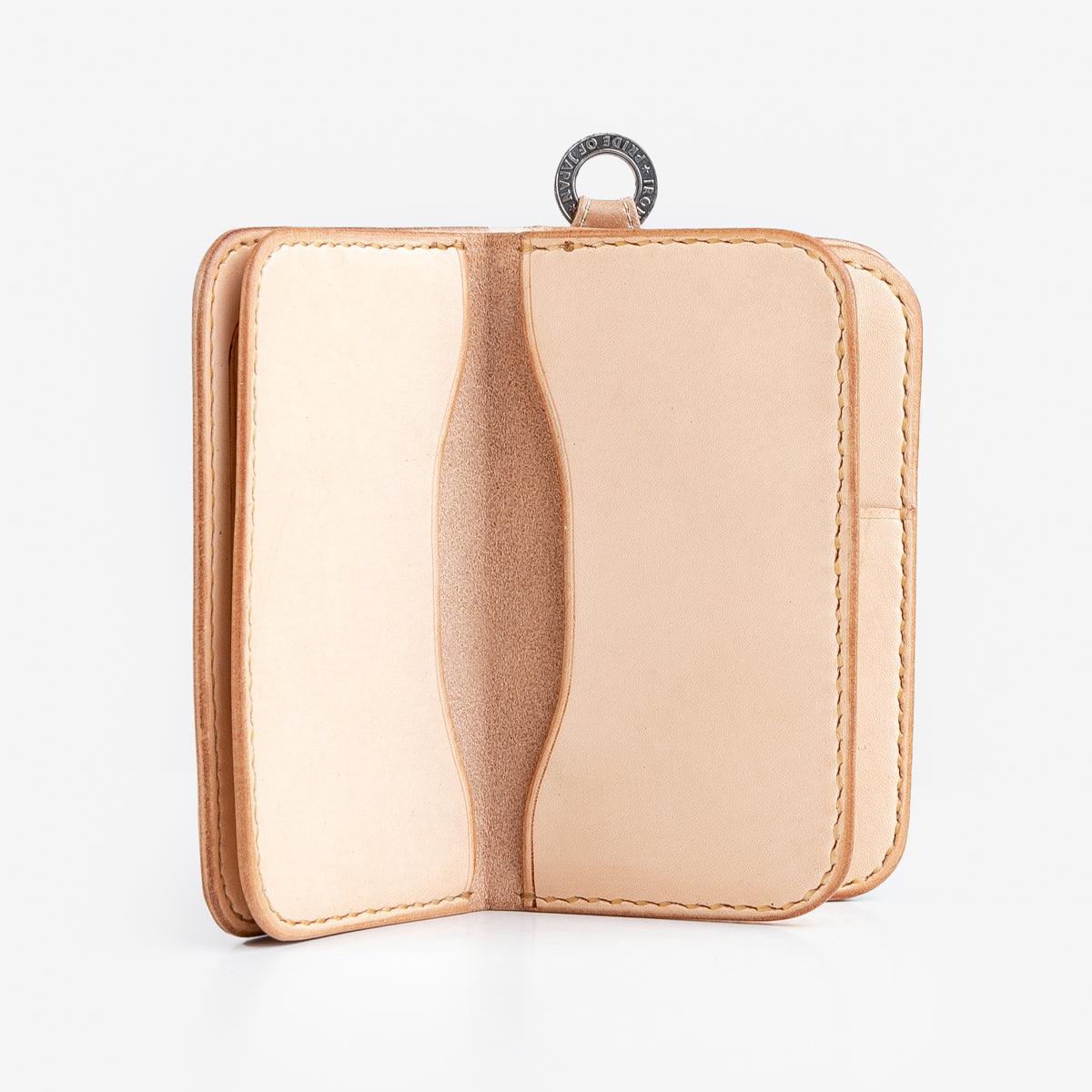 IHG-02-NAT - Medium Shell Cordovan Wallet - Natural - Image 7