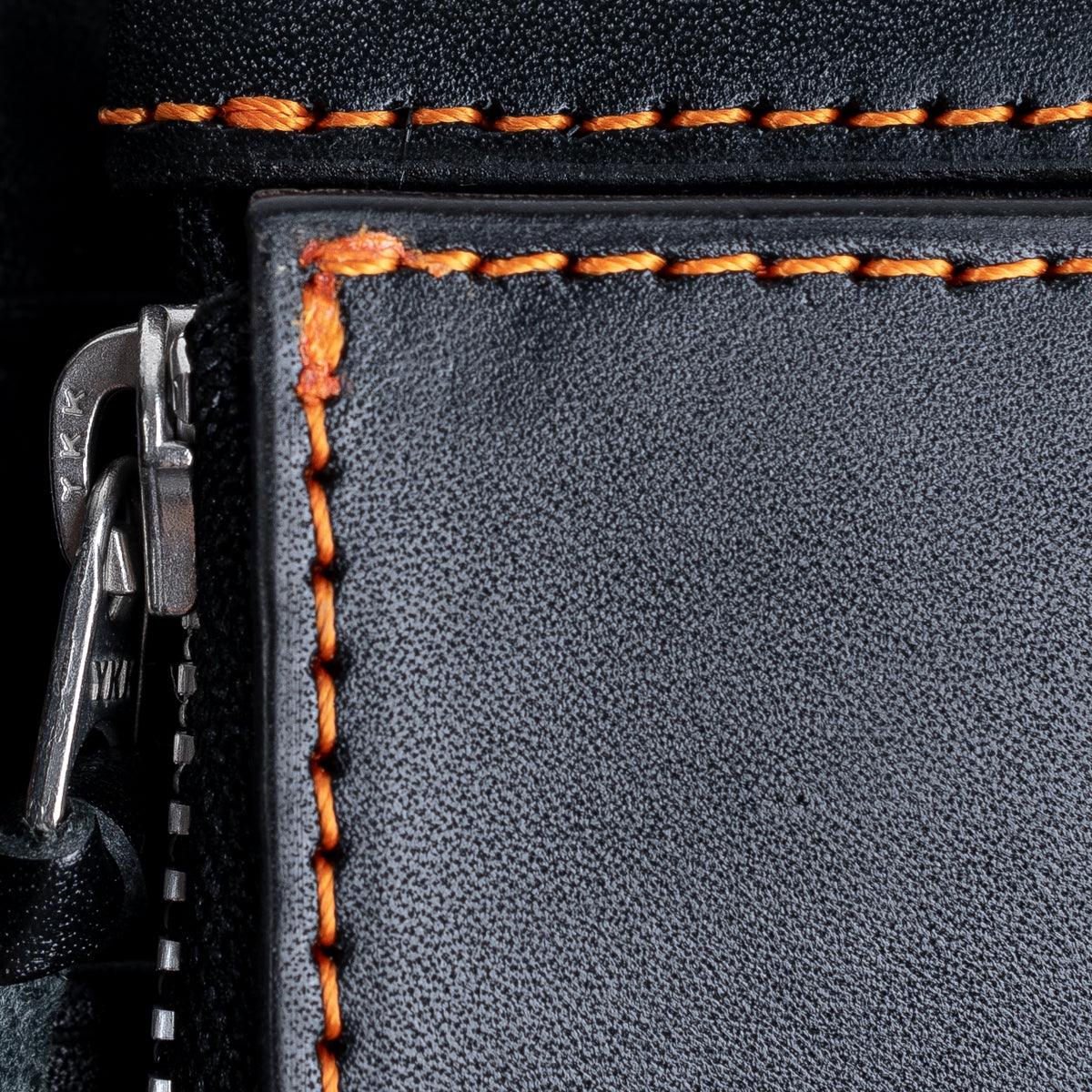 IHG-02-NAV - Medium Shell Cordovan Wallet - Navy Blue - Image 9