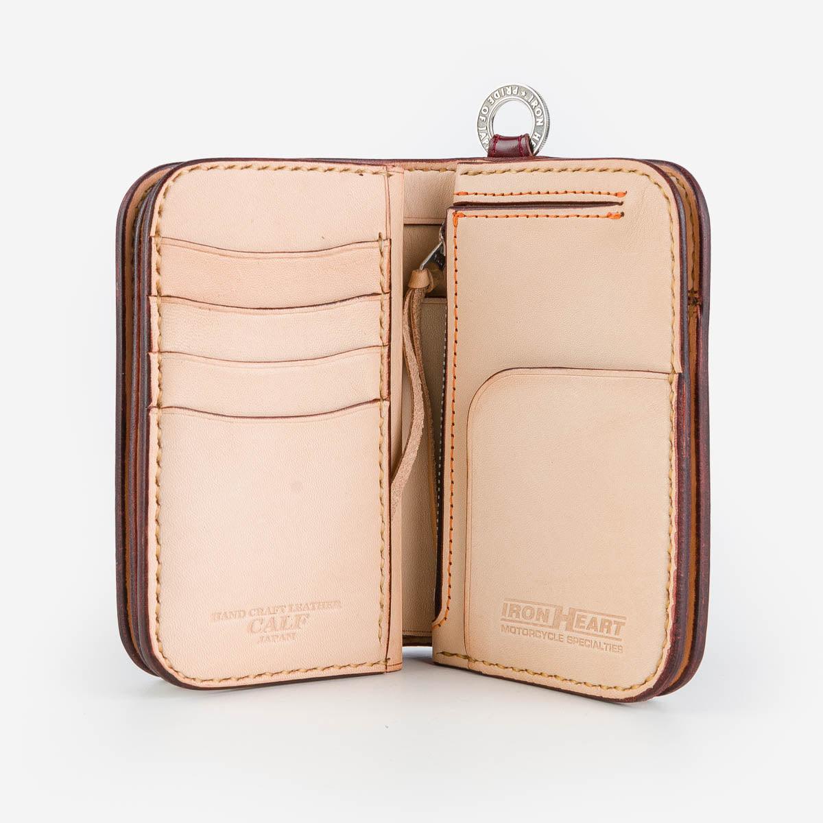 IHG-02-OXB - Medium Shell Cordovan Wallet - Oxblood - Image 2
