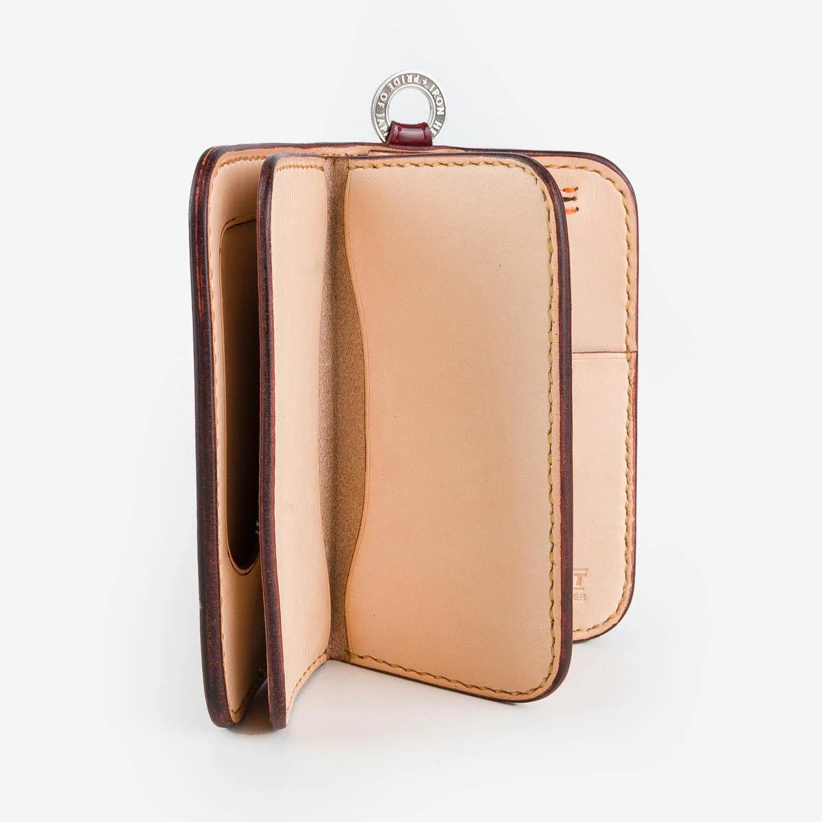 IHG-02-OXB - Medium Shell Cordovan Wallet - Oxblood - Image 4