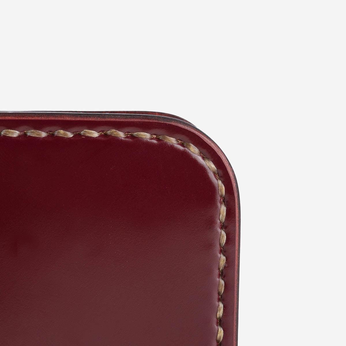 IHG-02-OXB - Medium Shell Cordovan Wallet - Oxblood - Image 6