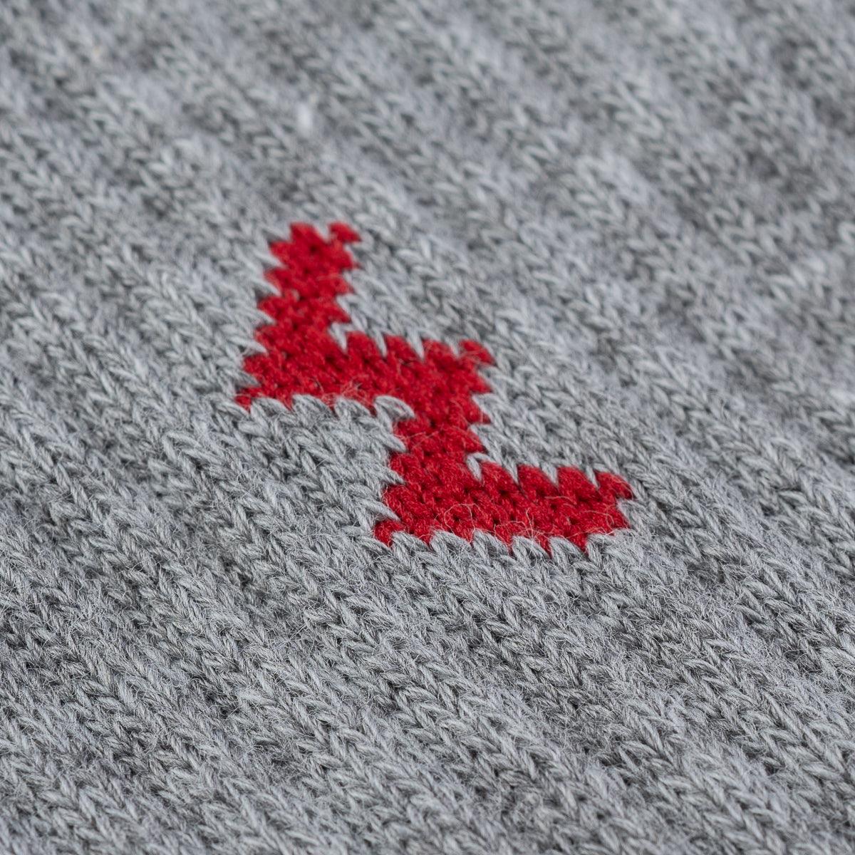 IHG-030-GRY - Iron Heart Boot Socks - Grey - Image 3