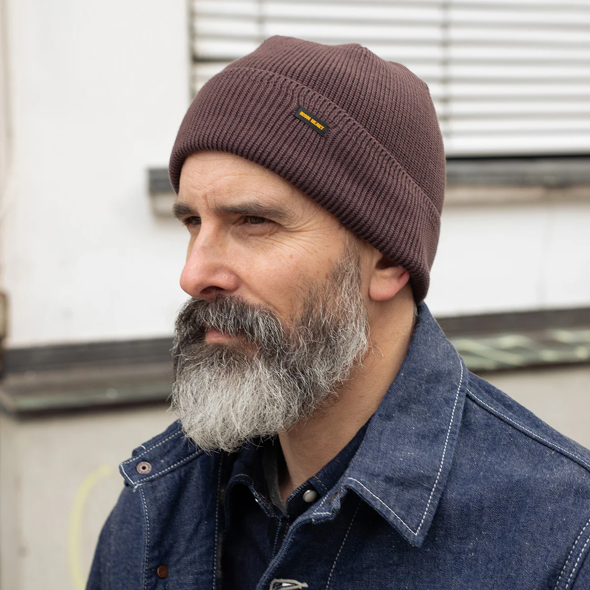 IHG-081-GRY - Cotton Ribbed Beanie - Grey - Image 2
