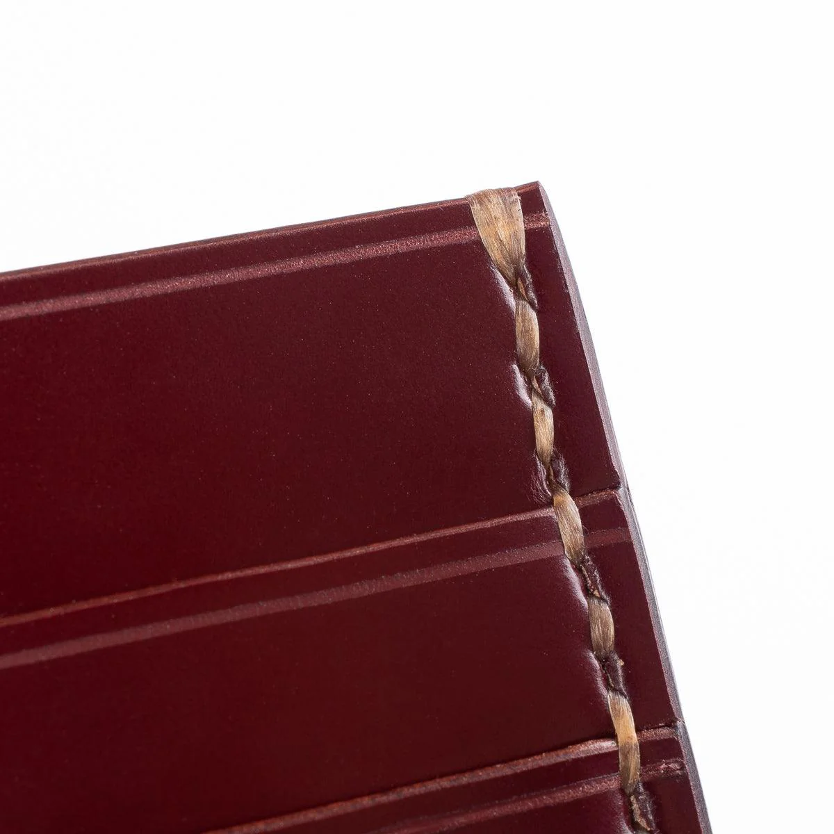 IHG-089-OXB - Shell Cordovan Card Holder - Oxblood - Image 4