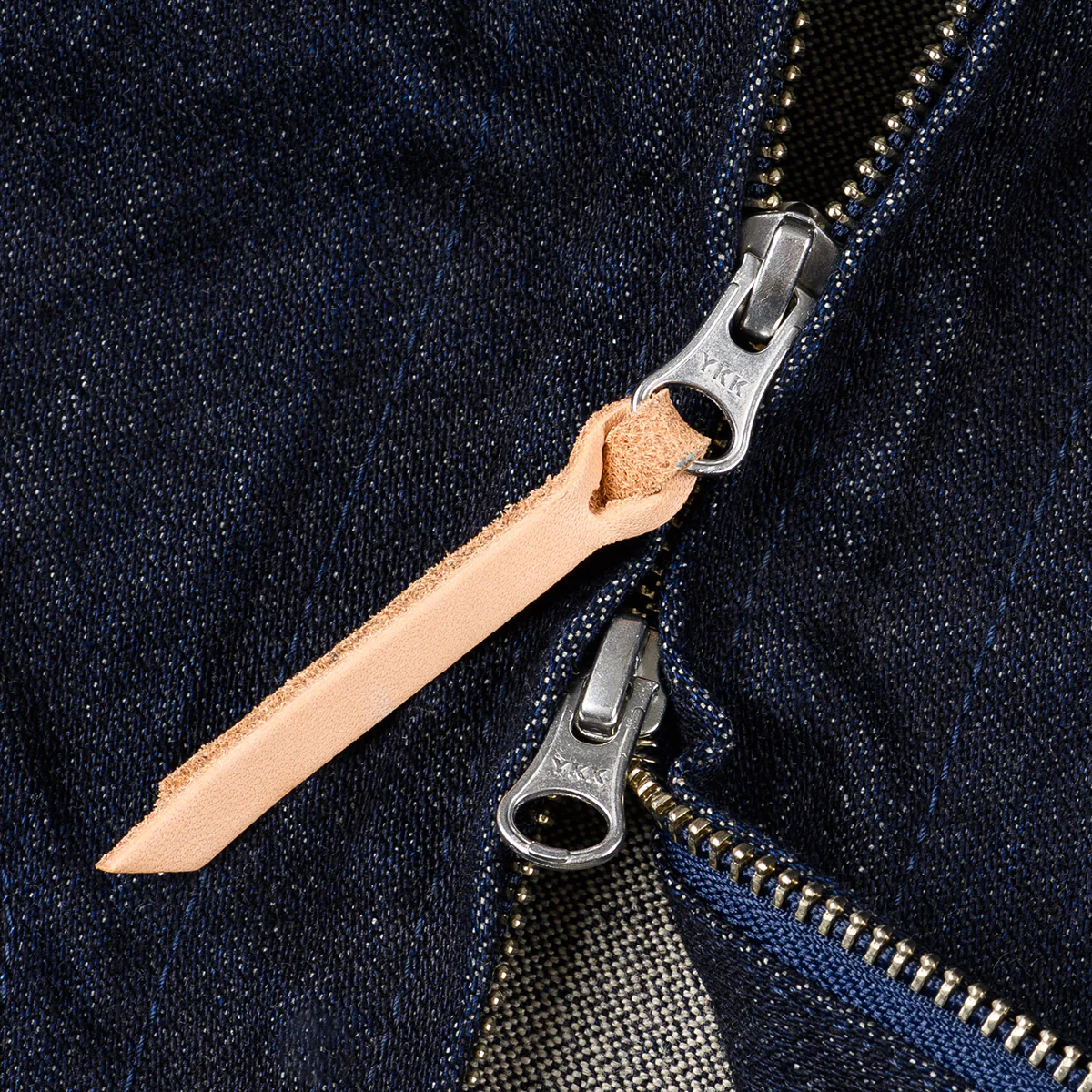 IHJ-122-IND - 14oz Broken Twill Selvedge Denim Work Jacket - Indigo - Image 12
