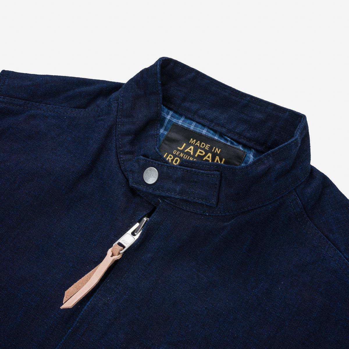 IHJ-135-IND - 13oz Ox Riders Jacket - Indigo - Image 6