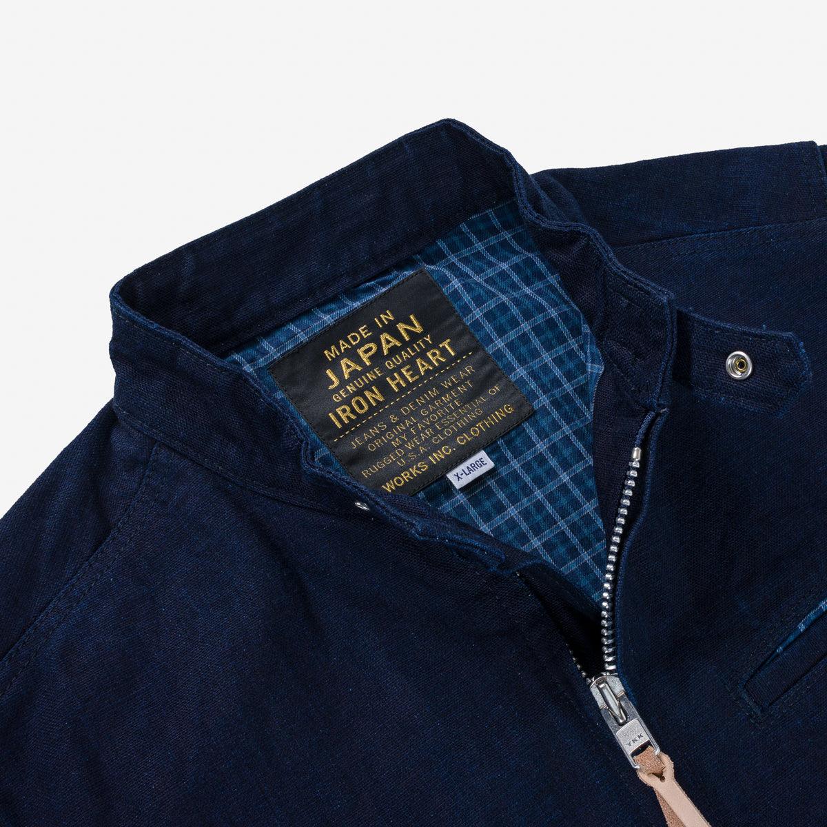 IHJ-135-IND - 13oz Ox Riders Jacket - Indigo - Image 7