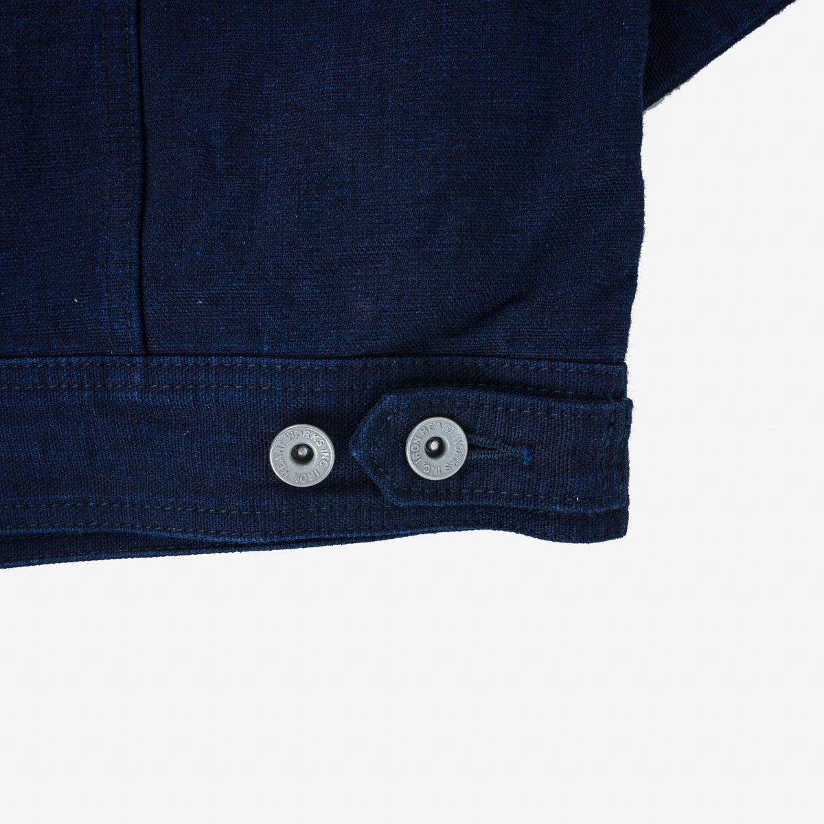 IHJ-135-IND - 13oz Ox Riders Jacket - Indigo - Image 8