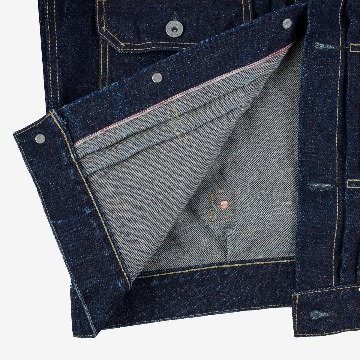 IHJ-139-IND - 19oz Selvedge Denim Type II Jacket - Indigo - Image 13