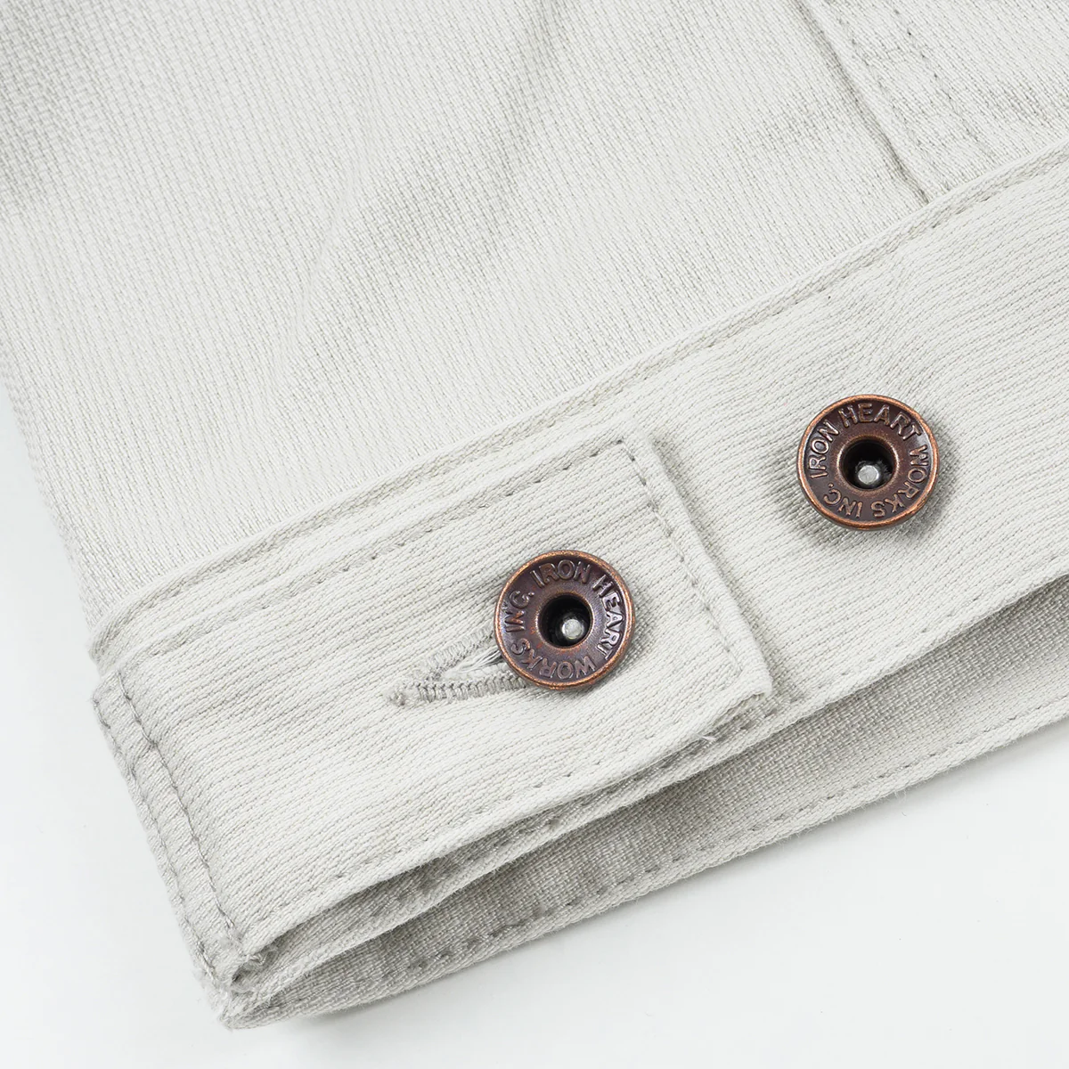 IHJ-162-GRY - 11oz Piqué Modified Type III Jacket - Light Grey - Image 10