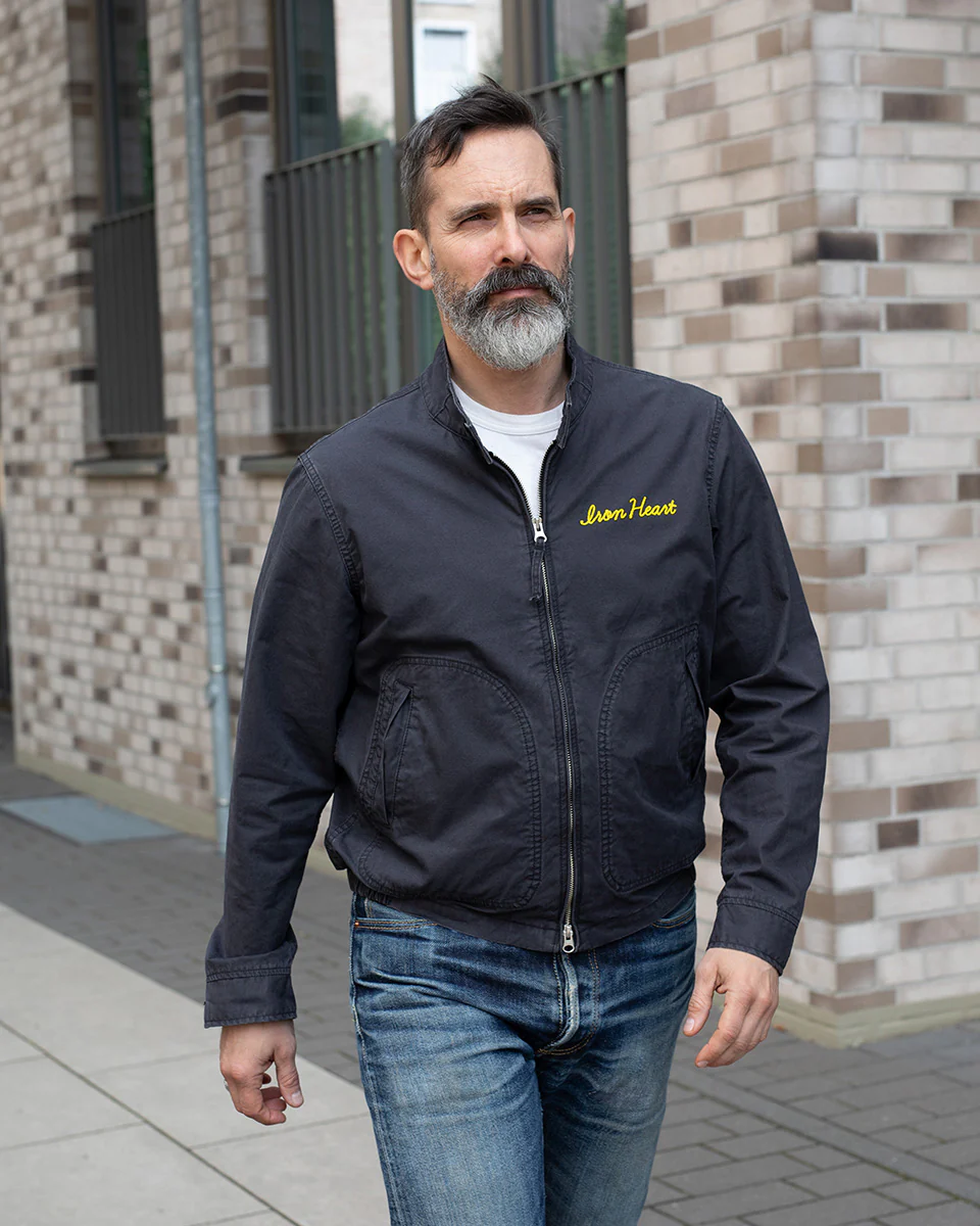 IHJ-165-BLK - 6.2oz Serge Drizzler Jacket - Black - Image 2