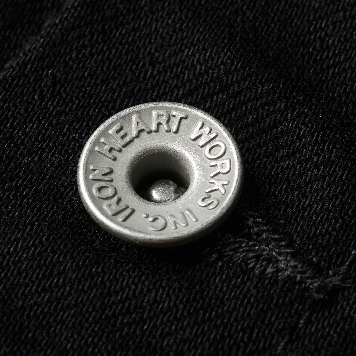 IHJ-86-BLK - 14oz Selvedge Denim Modified Type III Jacket - Black/Black - Image 12