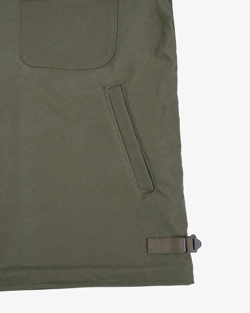 IHM-45-GRN - Oiled Whipcord A2 Deck Jacket - Army Green - Image 10