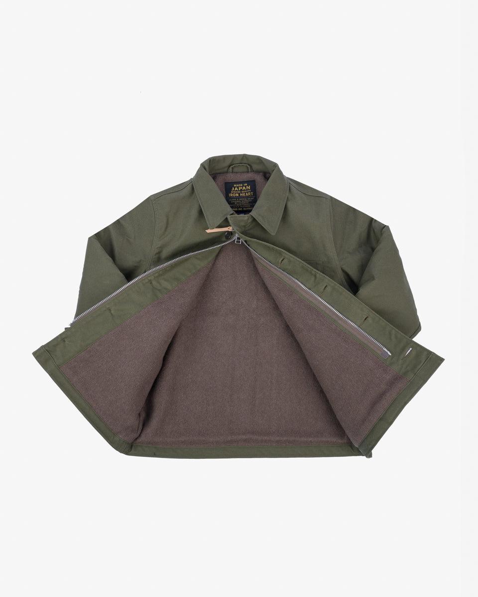 IHM-45-GRN - Oiled Whipcord A2 Deck Jacket - Army Green - Image 13