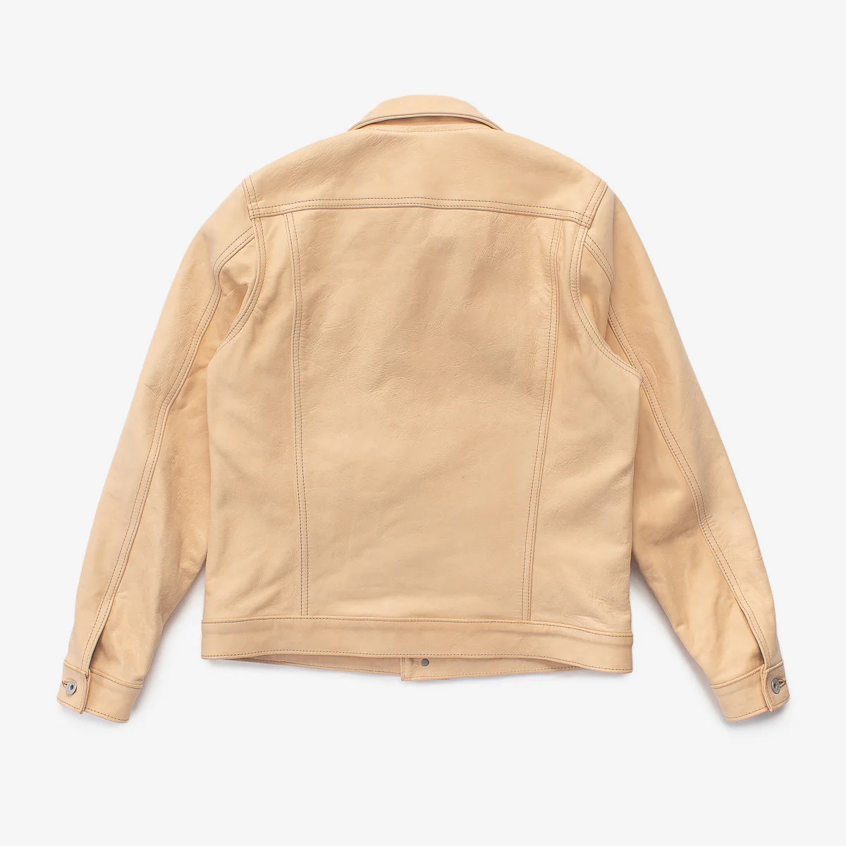 IHSB-EXT-NAT - Iron Heart x Simmons Bilt Horsehide Type III Jacket "The Extractor" - Natural - Image 5