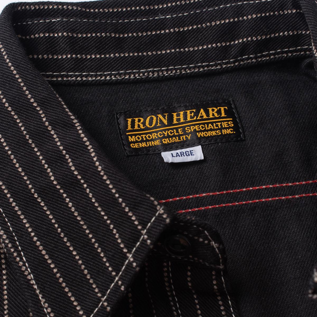 IHSH-266-BLK - 12oz Wabash Work Shirt - Black - Image 6