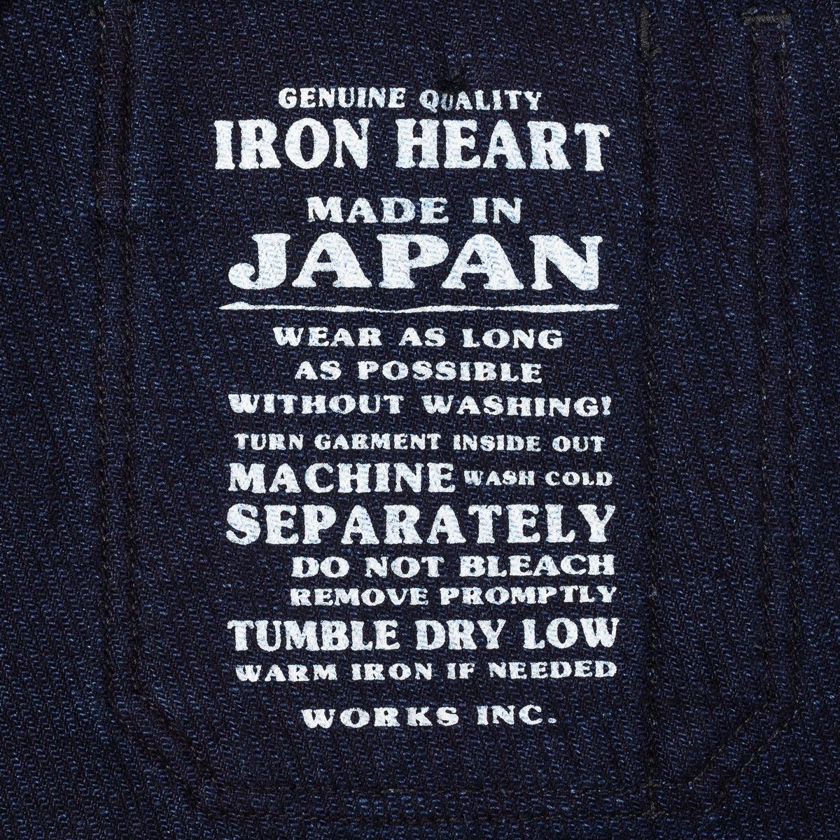 IHSH-288-IND - 14oz Kersey Work Shirt - Indigo - Image 12