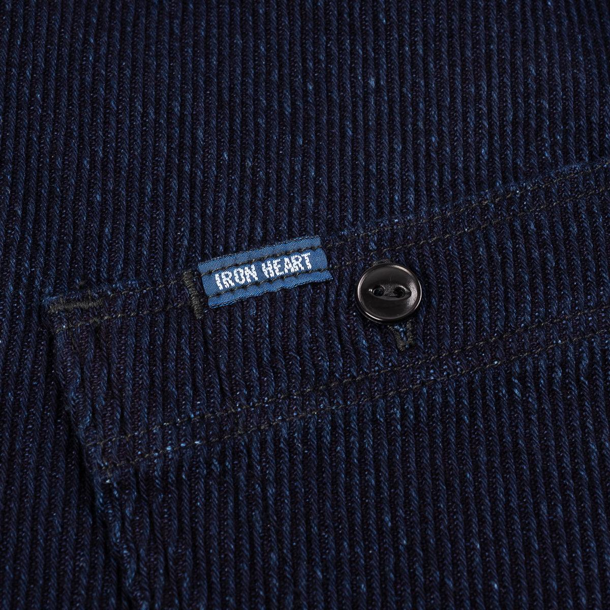 IHSH-288-IND - 14oz Kersey Work Shirt - Indigo - Image 9