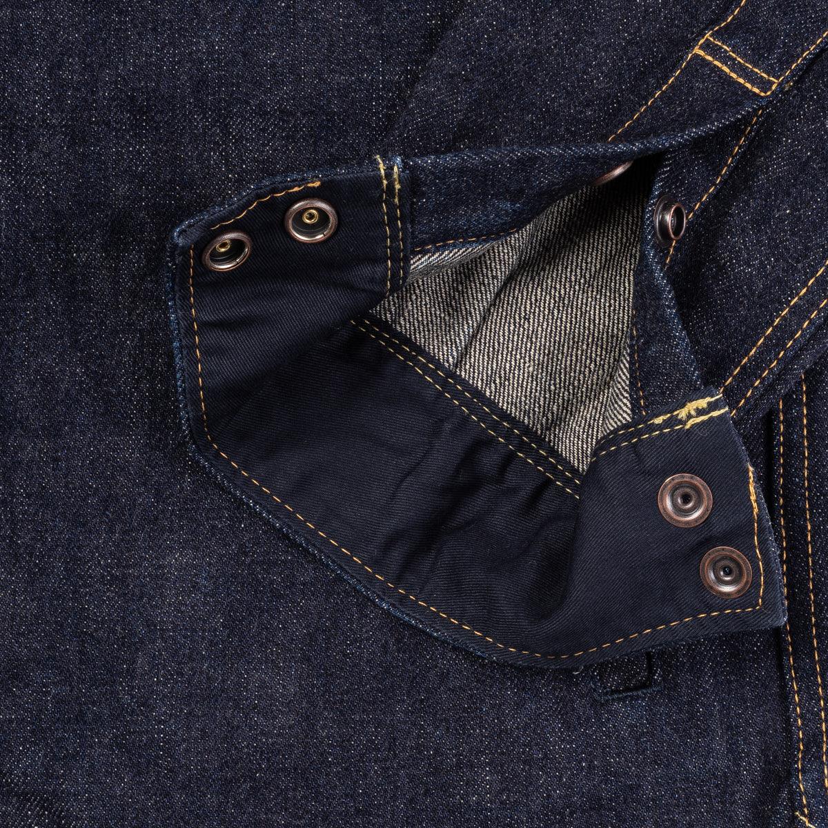 IHSH-292-IND - 18oz Vintage Selvedge Denim CPO Shirt - Indigo - Image 10