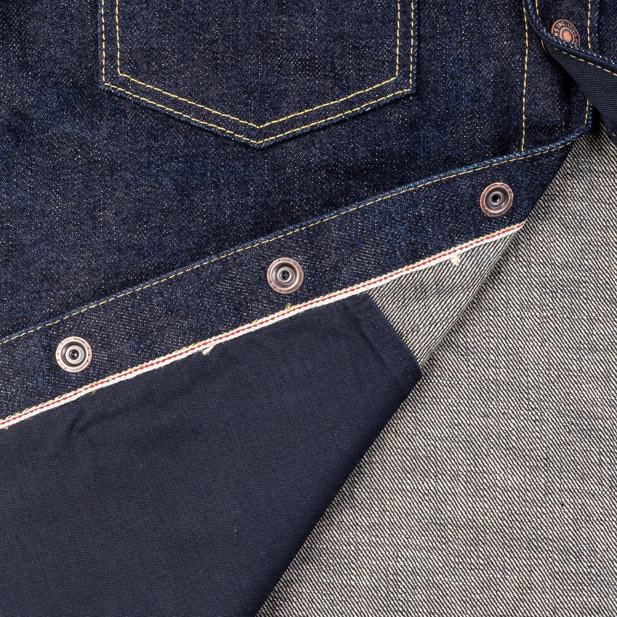 IHSH-292-IND - 18oz Vintage Selvedge Denim CPO Shirt - Indigo - Image 11