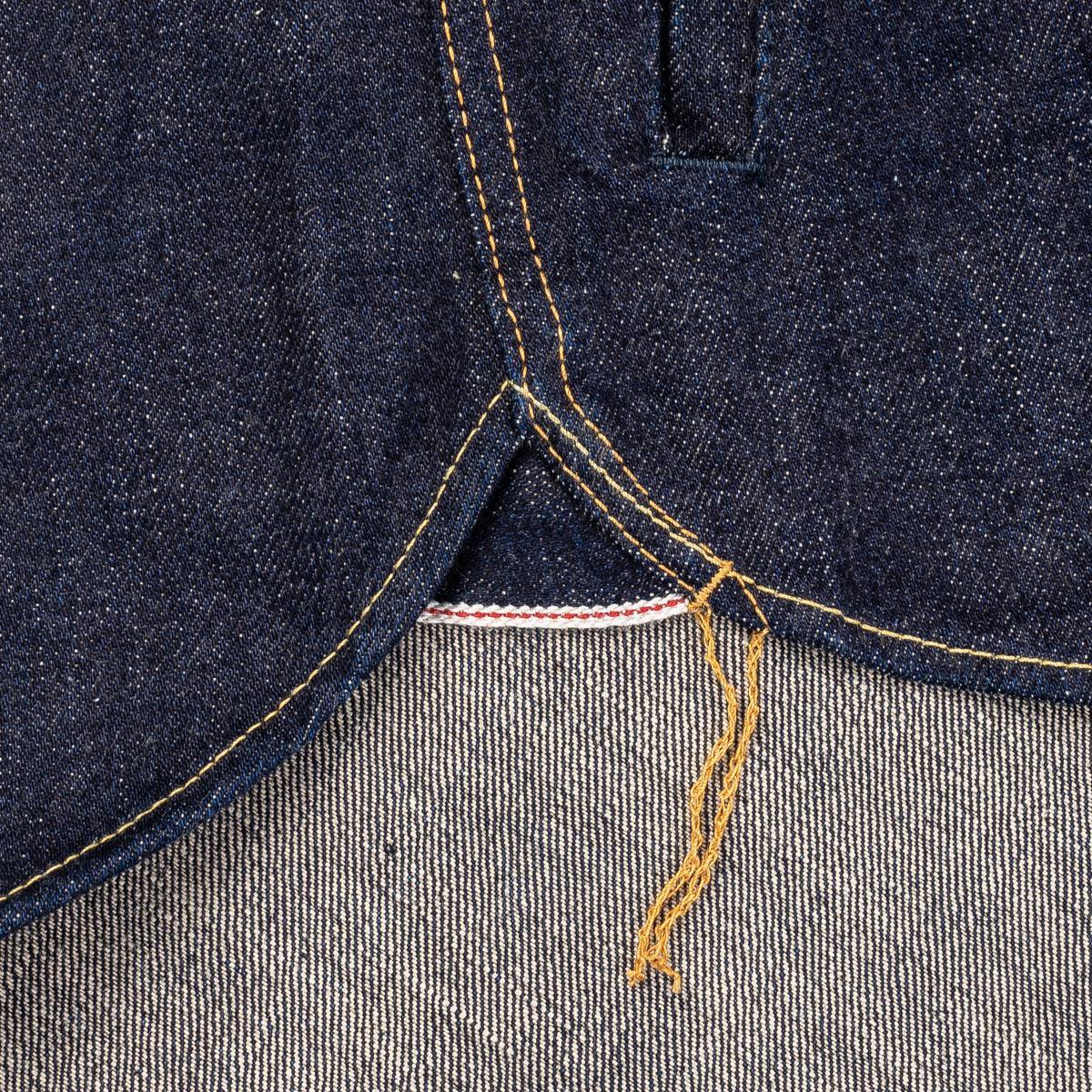 IHSH-292-IND - 18oz Vintage Selvedge Denim CPO Shirt - Indigo - Image 12