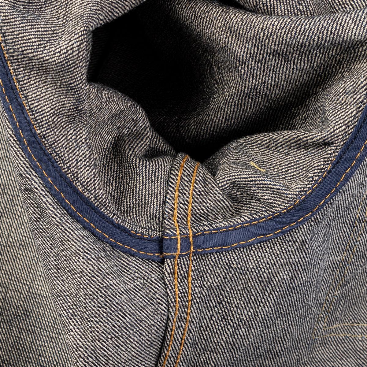 IHSH-292-IND - 18oz Vintage Selvedge Denim CPO Shirt - Indigo - Image 13