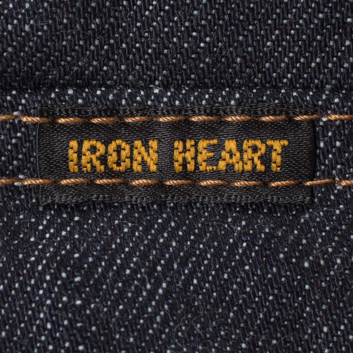 IHSH-33-IND - 12oz Selvedge Denim Western Shirt - Indigo - Image 8