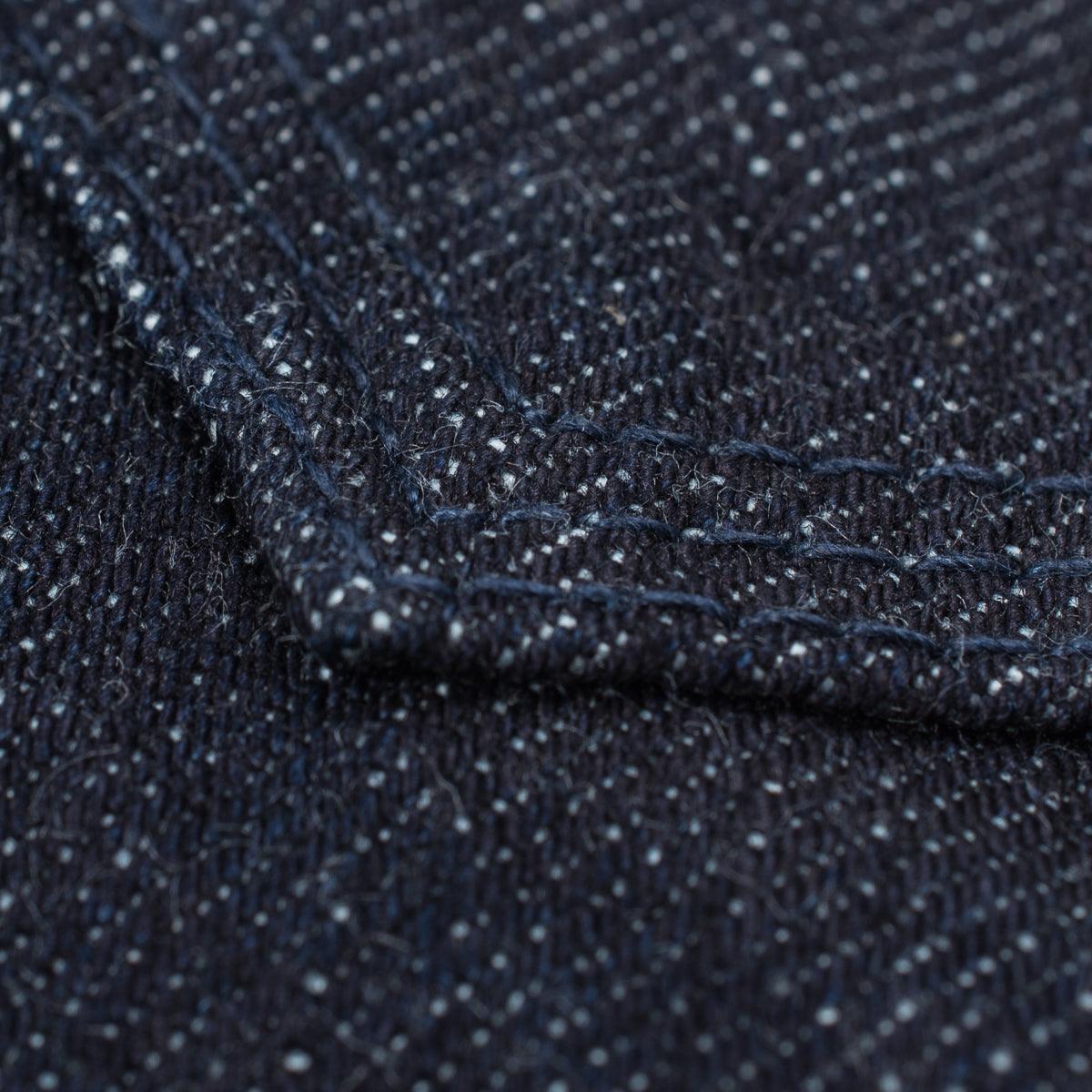 IHSH-33-T - 12oz Selvedge Denim Western Shirt With Tonal Stitching - Indigo - Image 9