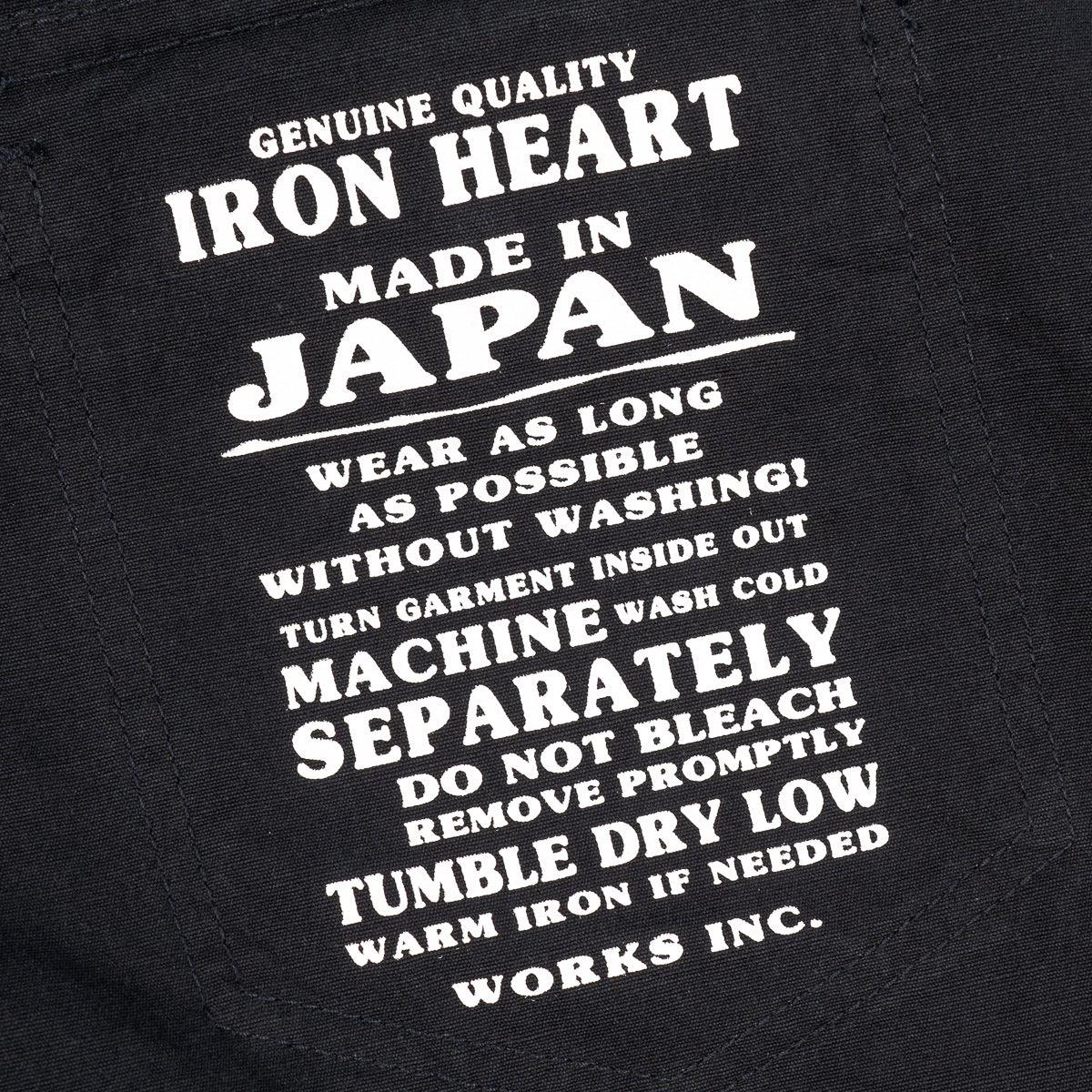 IHSH-394-BLK - 7oz Fatigue Cloth Western Shirt - Black - Image 10