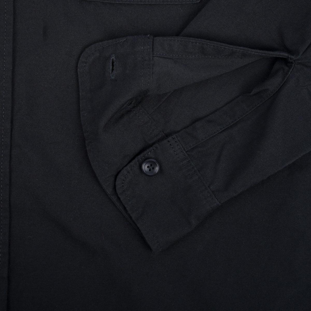 IHSH-395-BLK - 7oz Fatigue Cloth Work Shirt - Black - Image 9