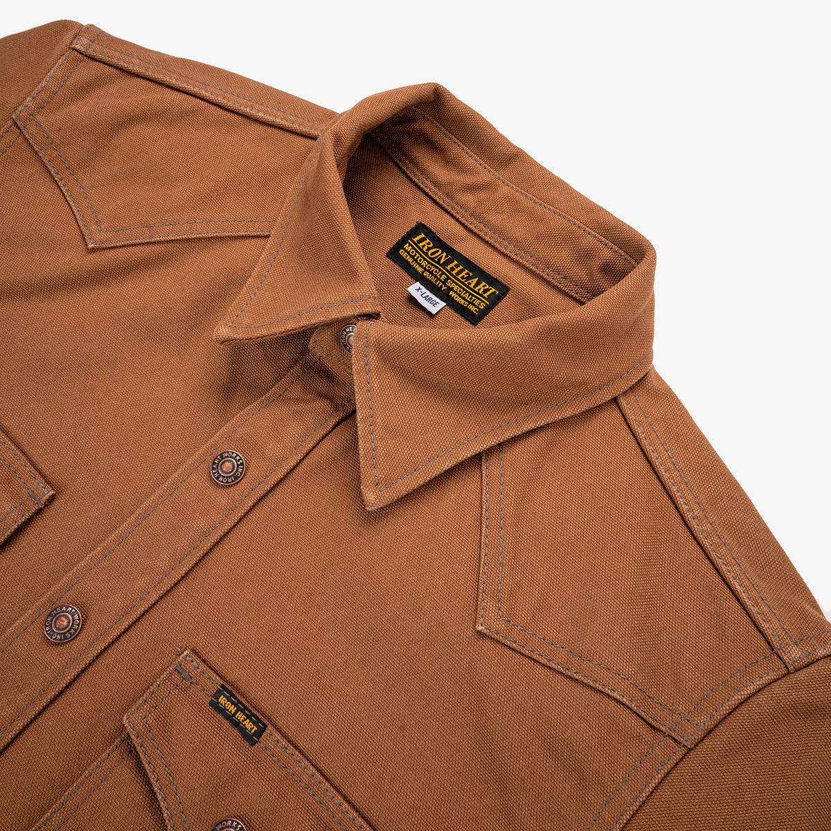 IHSH-422-BRN - 17oz Cotton Duck CPO Shirt - Brown - Image 4