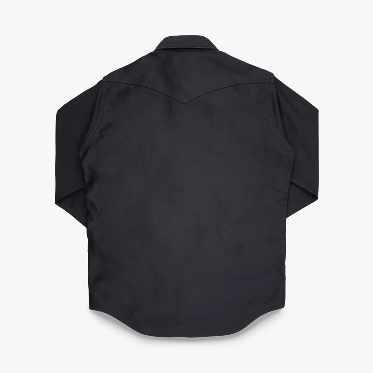 IHSH-426-BLK - 12oz Military Moleskin Western Shirt - Black - Image 4