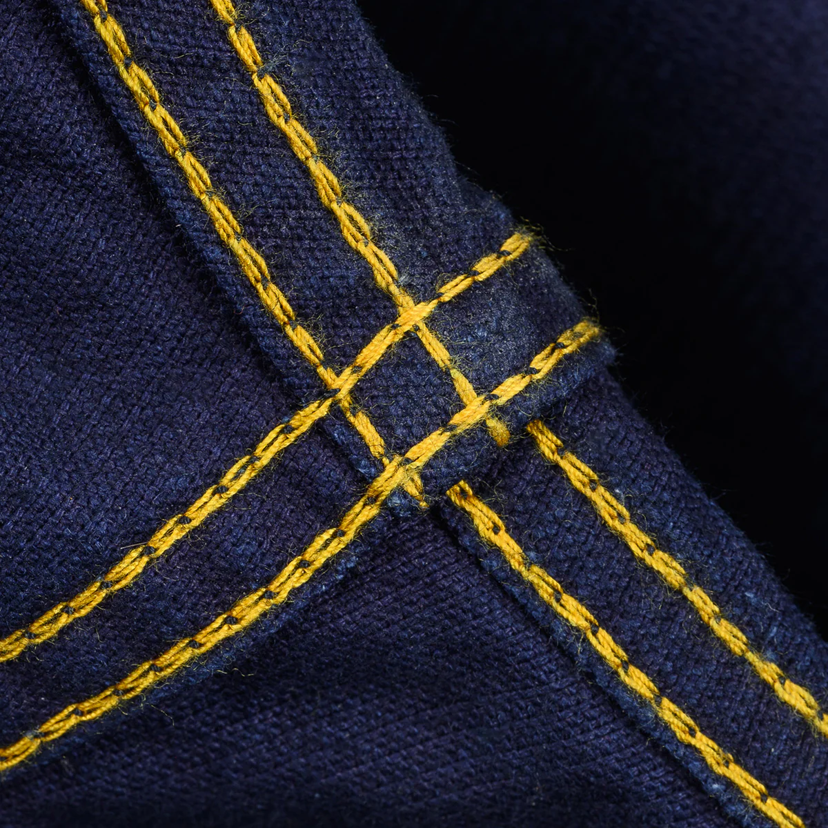 IHSH-438-IND - 7.5oz Selvedge Corduroy Western Shirt - Indigo - Image 11