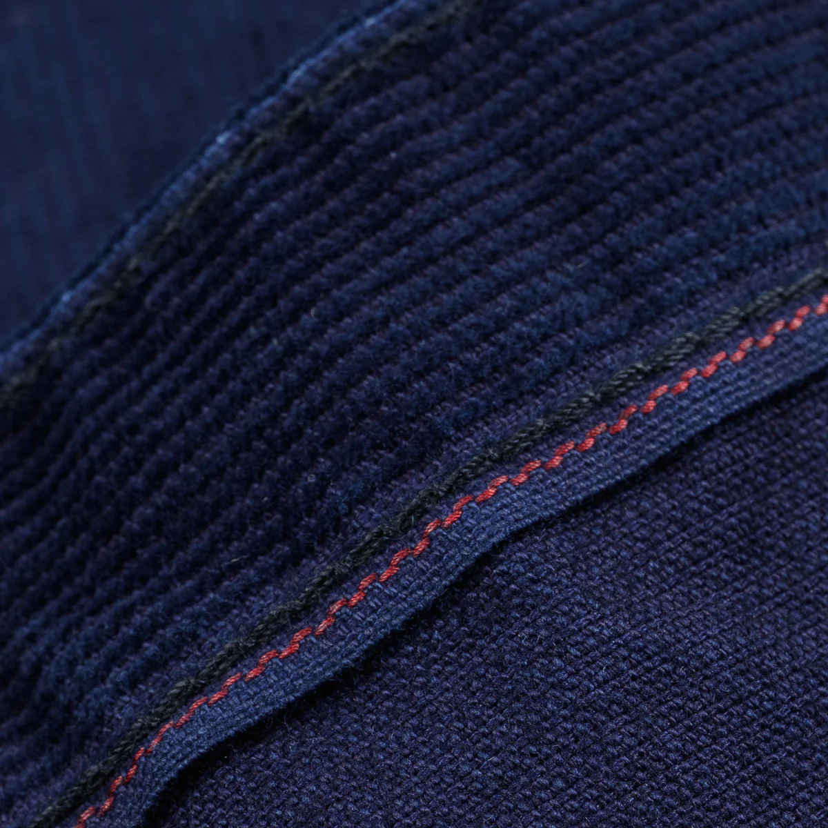IHSH-438-IND - 7.5oz Selvedge Corduroy Western Shirt - Indigo - Image 9
