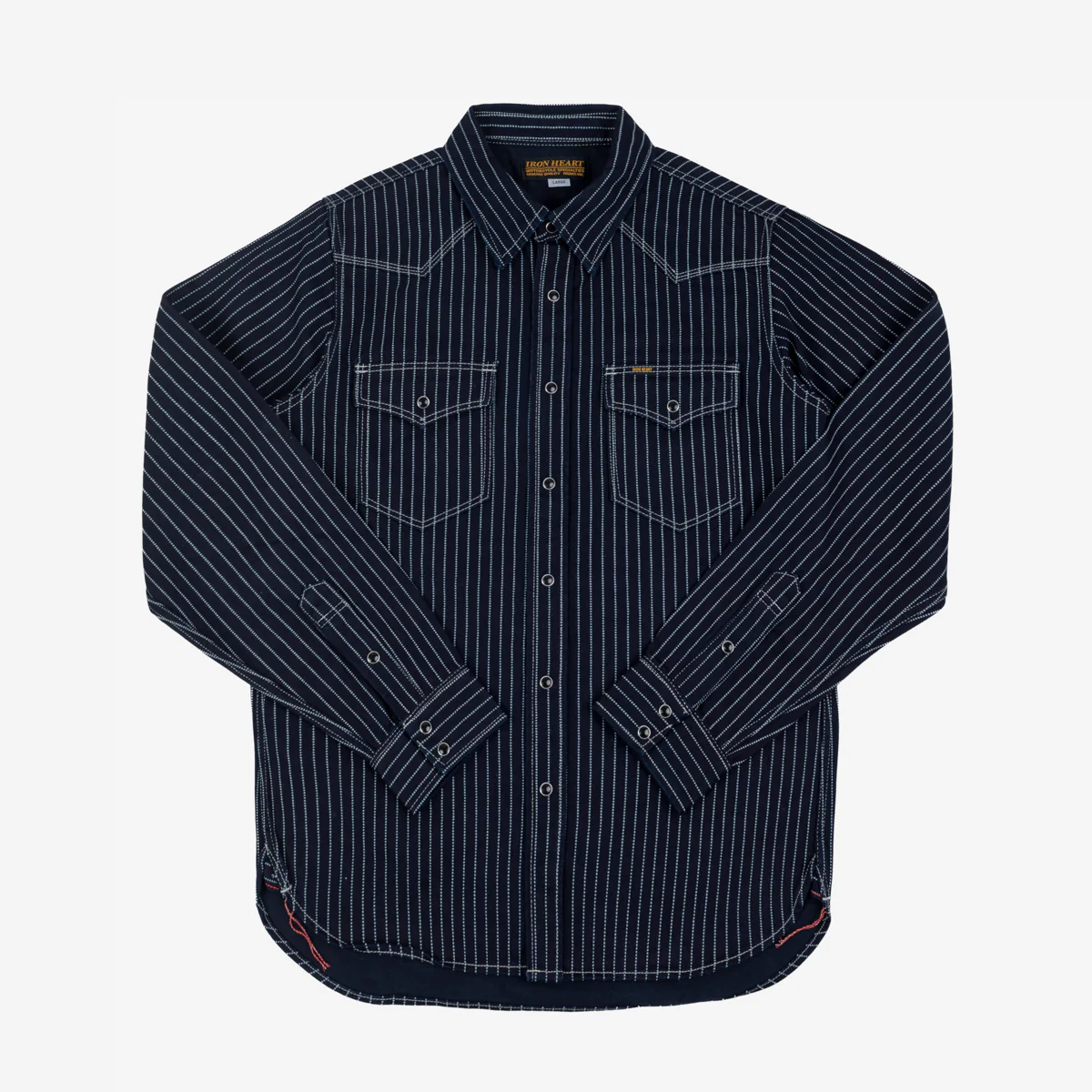 IHSH-62-IND - 12oz Wabash Western Shirt - Indigo