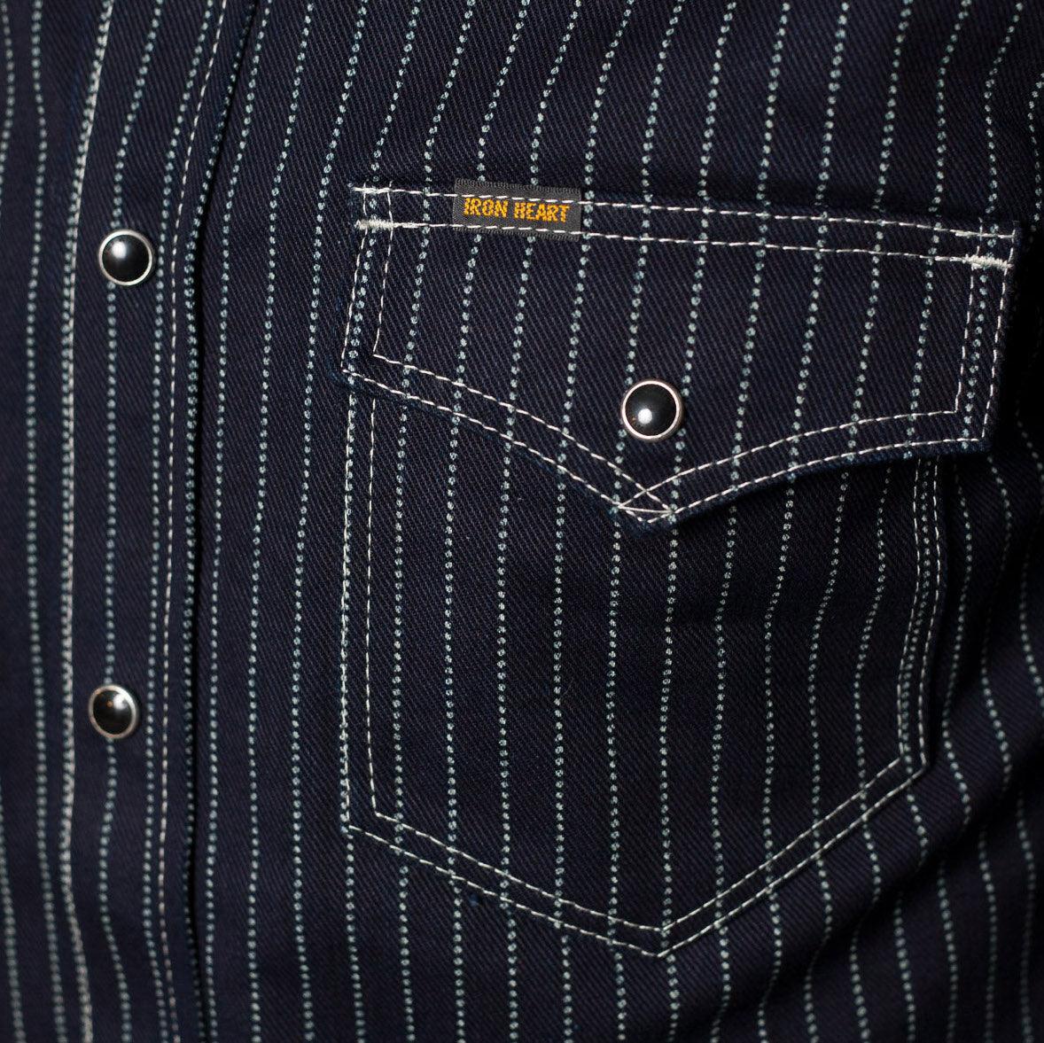 IHSH-62-IND - 12oz Wabash Western Shirt - Indigo - Image 4