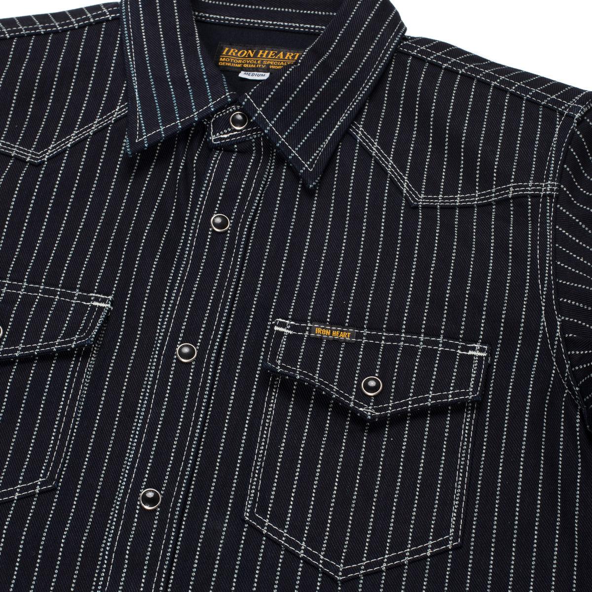IHSH-62-IND - 12oz Wabash Western Shirt - Indigo - Image 5