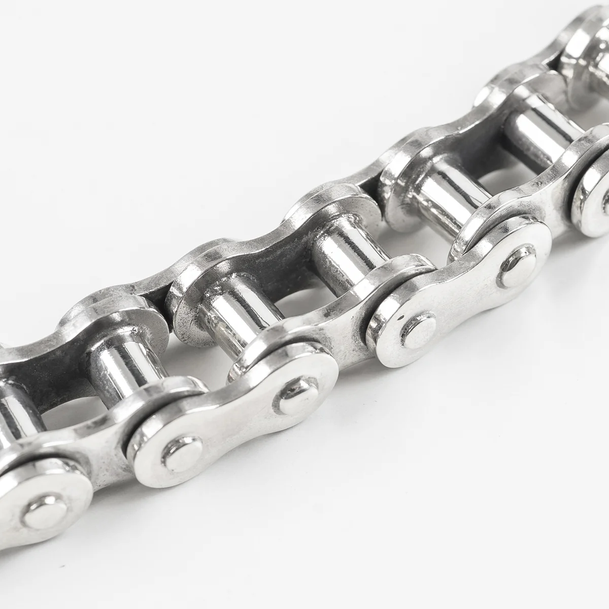 IHSI-02 - "Motorcycle Chain" Bracelet Sterling Silver - Image 6