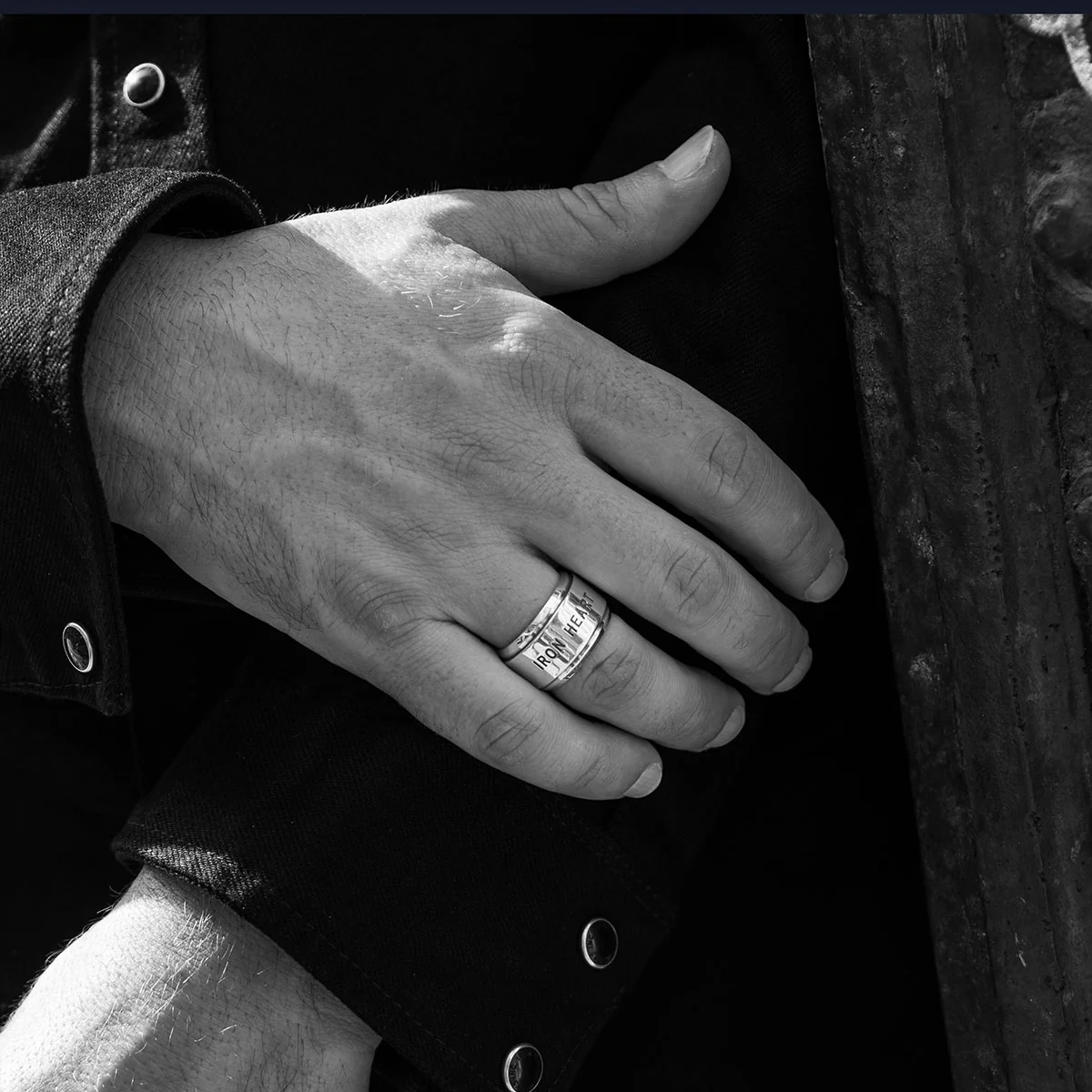 IHSI-05 - Iron Heart 0.925 Sterling Silver Ring - Image 2