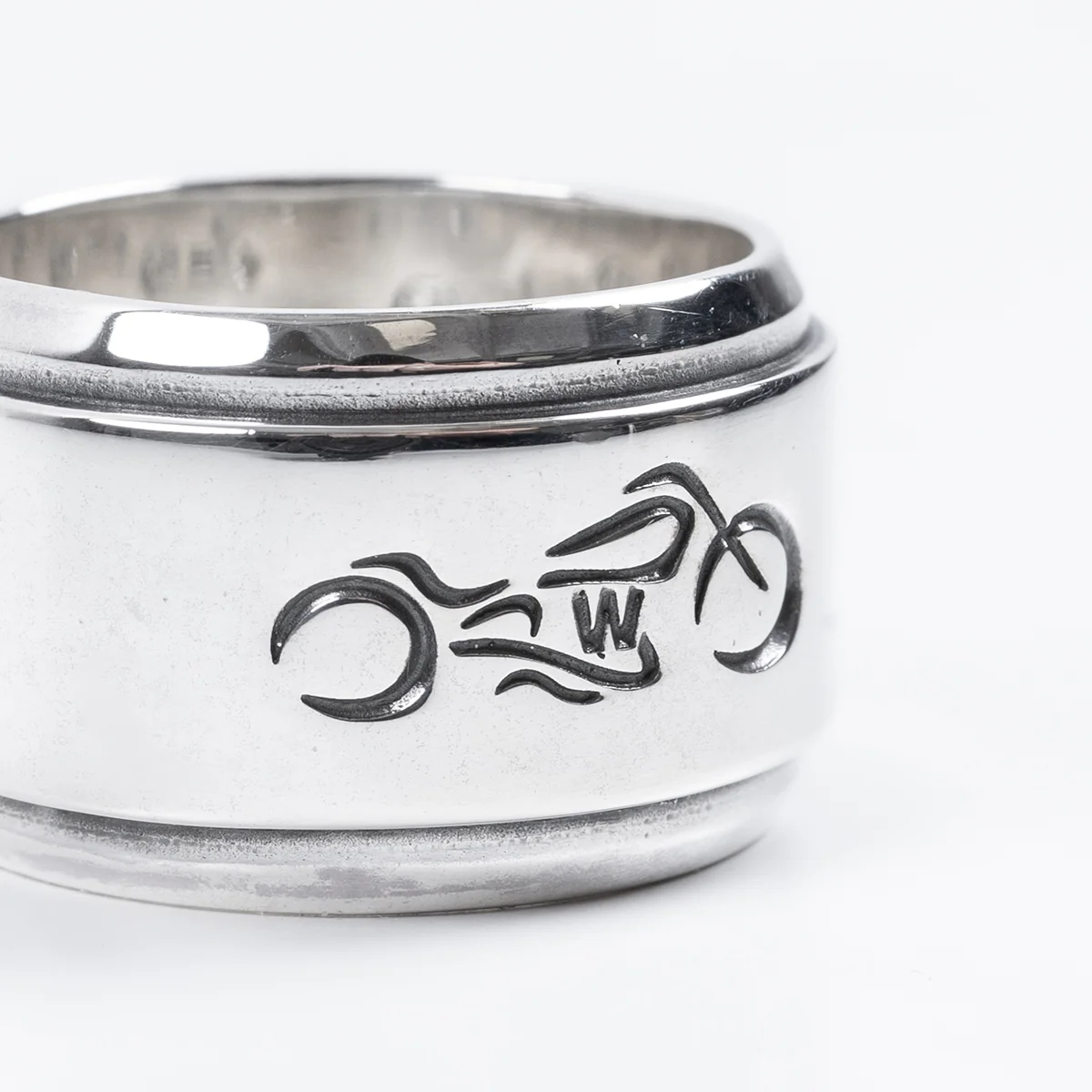 IHSI-05 - Iron Heart 0.925 Sterling Silver Ring - Image 5