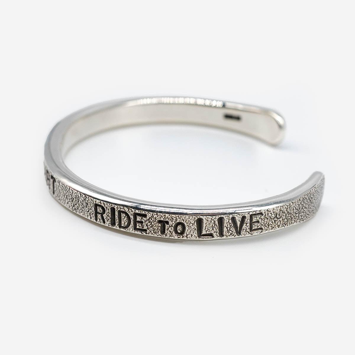 IHSI-30 - Iron Heart Hard Strike Bangle - Sterling Silver - Image 4