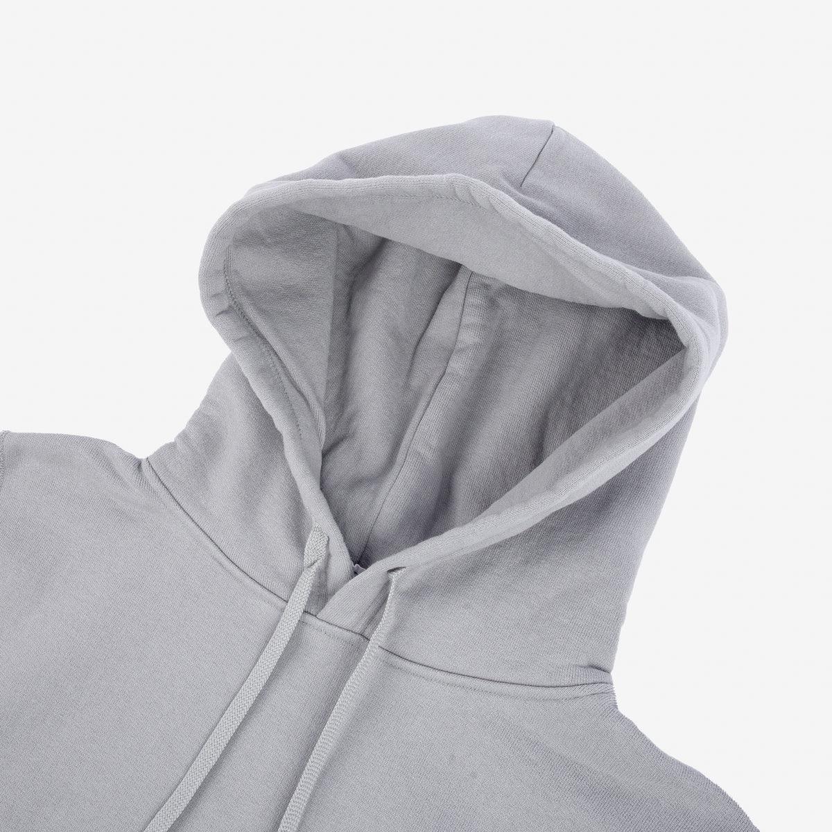 IHSW-49-GRY - 14oz Ultra Heavyweight Loopwheel Cotton Hoodie - Grey - Image 4