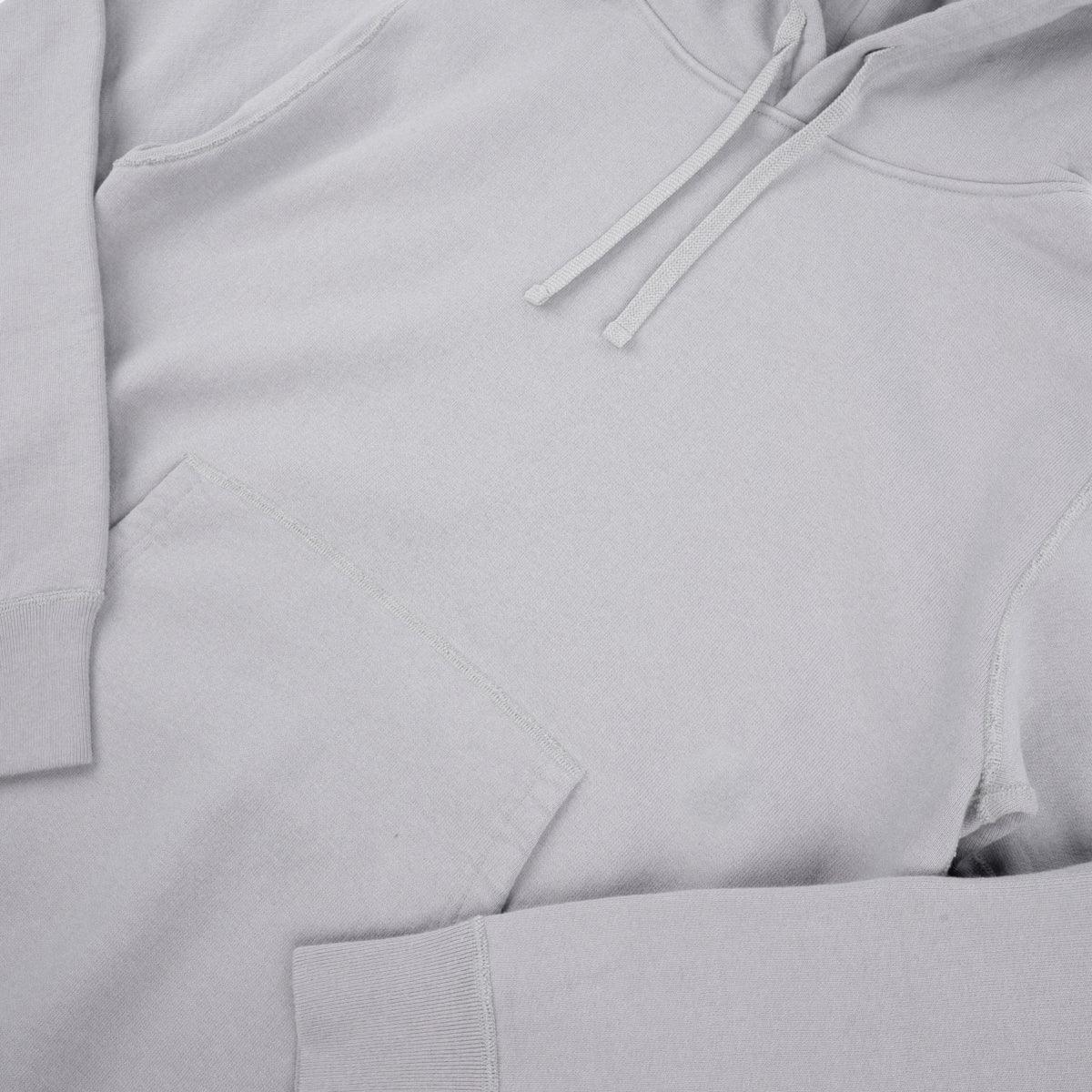 IHSW-49-GRY - 14oz Ultra Heavyweight Loopwheel Cotton Hoodie - Grey - Image 6