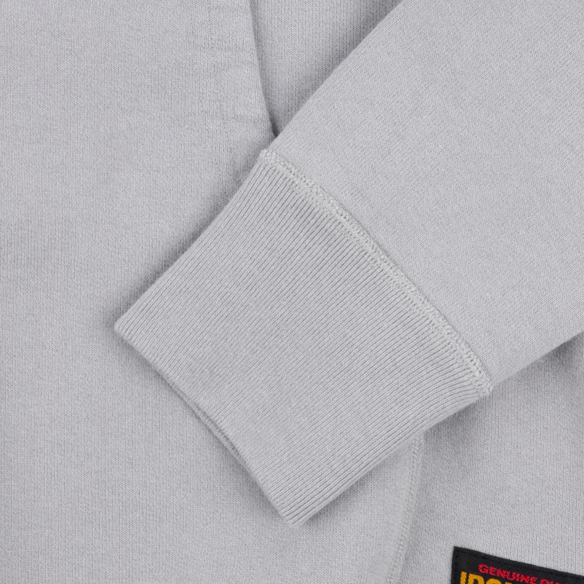 IHSW-49-GRY - 14oz Ultra Heavyweight Loopwheel Cotton Hoodie - Grey - Image 7